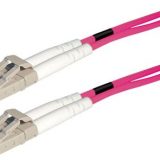 Transmedia Fibre optic MM OM4 Duplex Patch cable LC-LC 1m
