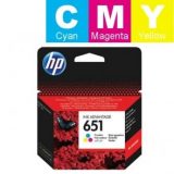 TINTA HP 651 COLOR ORIGINAL