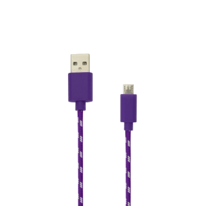 KABEL USB A Muški -> MICRO USB Muški 1 m Ljubičasti / RETAIL
