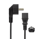 KABEL C-13 PC - SCHUKO POWER, 2 m / RETAIL