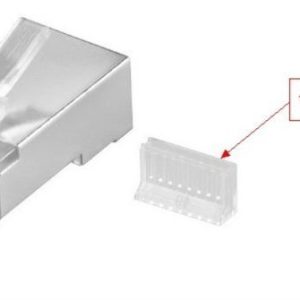 NaviaTec CAT5e shielded RJ45 plug for round cable incl thread relief 10pc