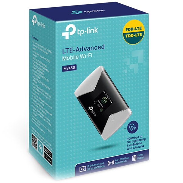 Mobile Router TP-Link 300Mbps 4G LTE-Advanced Mobile Wi-Fi, AC1200 selectable Dual Band Wi-Fi, internal 4G Modem, SIM card slot, micro SD card slot, 1.4 inch TFT color screen display, 3000mAH rechargeable battery, tpMiFi App - Slika 2