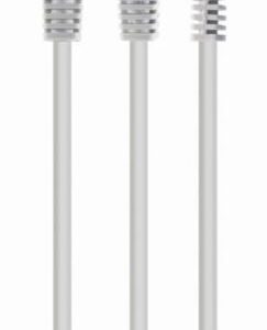 Gembird S FTP Cat.6A LSZH patch cord, white, 1 m