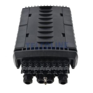 NFO Splice Closure, 4 inputs, 16 outputs, Wall and pole mount