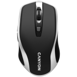 CANYON mouse MW-19  Wireless Charge Black Silver