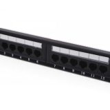 Alantec Cat5e Unshielded 12-port Patch Panel, 10"