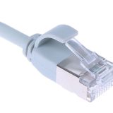 Masterlan comfort patch cable U FTP, extra slim, Cat6A, 3m, grey, LSZH