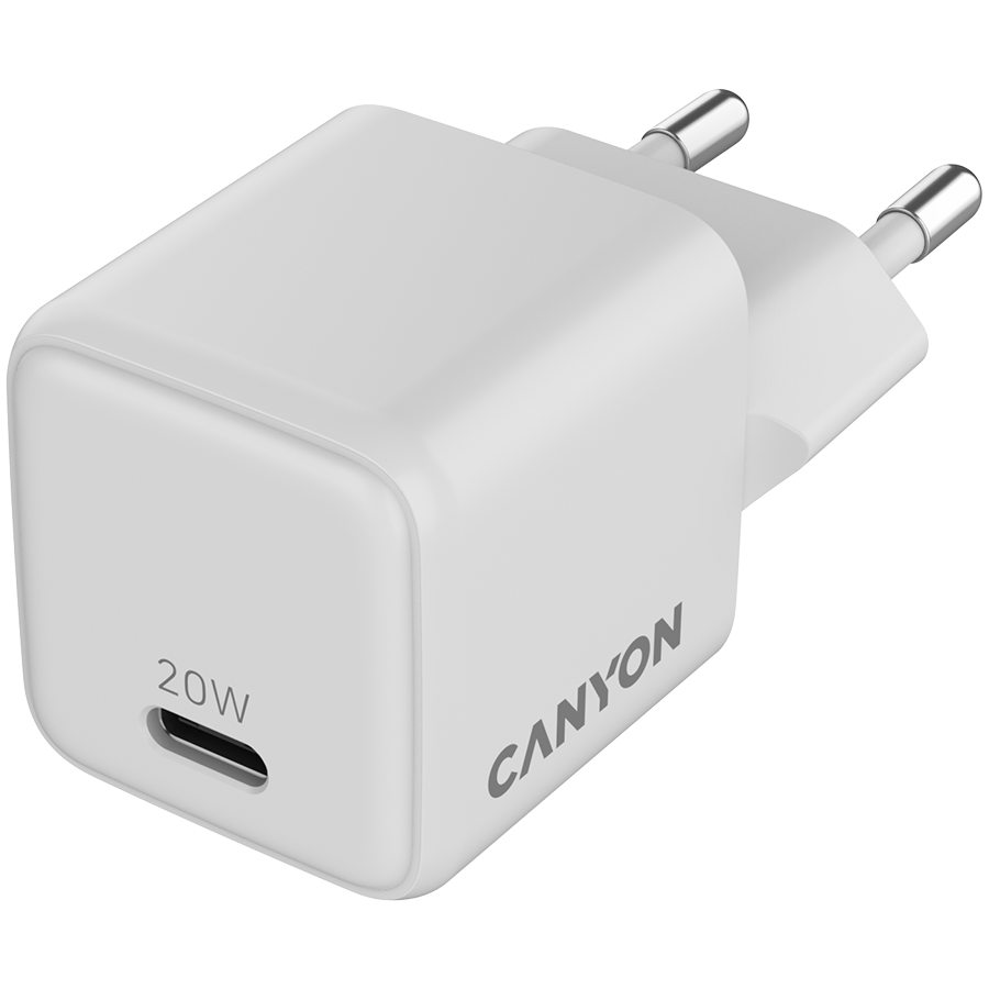 CANYON charger CU20C GaN 20W 1xPD EU White - Slika 4