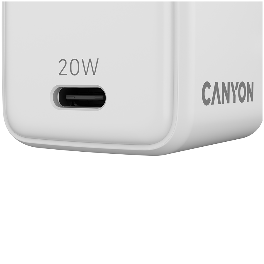 CANYON charger CU20C GaN 20W 1xPD EU White - Slika 5