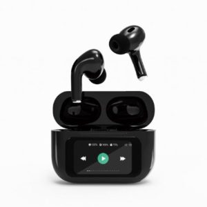 Gembird BT TWS in-ears with LCD display and Active Noise Cancelling, Black