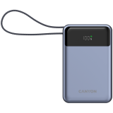 CANYON power bank OnPower 600 built-in cable 20000 mAh PD65W Dark Grey - Slika 7