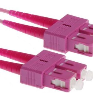 NFO Patch cord, SC-SC, Multimode 50 125, OM4, LSZH, 2mm, Duplex, 3m