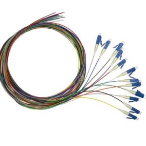 NFO Fiber optic pigtail LC UPC, SM, G.657A2, 900um, 1.5m, 12 pack
