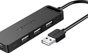 Vention USB 2.0 Hub 4-Port 0.15M Black