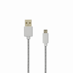 KABEL USB A Muški -> MICRO USB Muški 1 m Bijeli