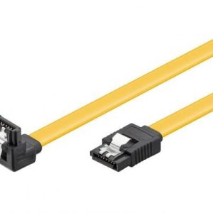 NaviaTec HDD SATA cable 1.5 3 6 Gbit s 7 pin SATA L-type plug 0,5m