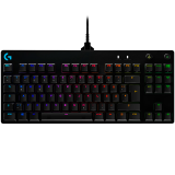 LOGITECH G PRO TKL Corded Mechanical Gaming Keyboard - BLACK - US INT'L - USB - CLICKY