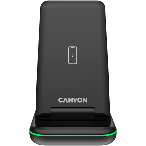 CANYON wireless charger WS-304 15W 3in1 Black