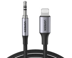 UGREEN kabel, Lightning na 3.5mm (M), 1m