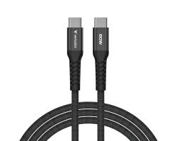 Verbatim Sync & Charge Magnetic kabel USB-C na USB-C 60W 120 cm - crni
