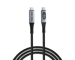 Verbatim Sync & Charge kabel USB-C na USB-C, USB4, 240W 40 Gbps zaslon 120 cm