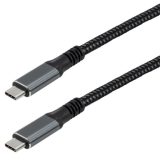 Transmedia USB C 3.2 cable with E-Marker chip, 1m