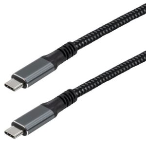 Transmedia USB C 3.2 cable with E-Marker chip, 2m