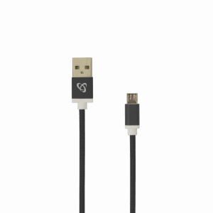 KABEL USB A Muški -> MICRO USB Muški 1.5 m Crni