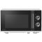 SOLO Microwave Oven, 20 Litres, Rotating Plate with Storage, Timer, Built-in LED Lights, 800 W, color:White, Dimensions: 442*368*260 mm - Slika 3