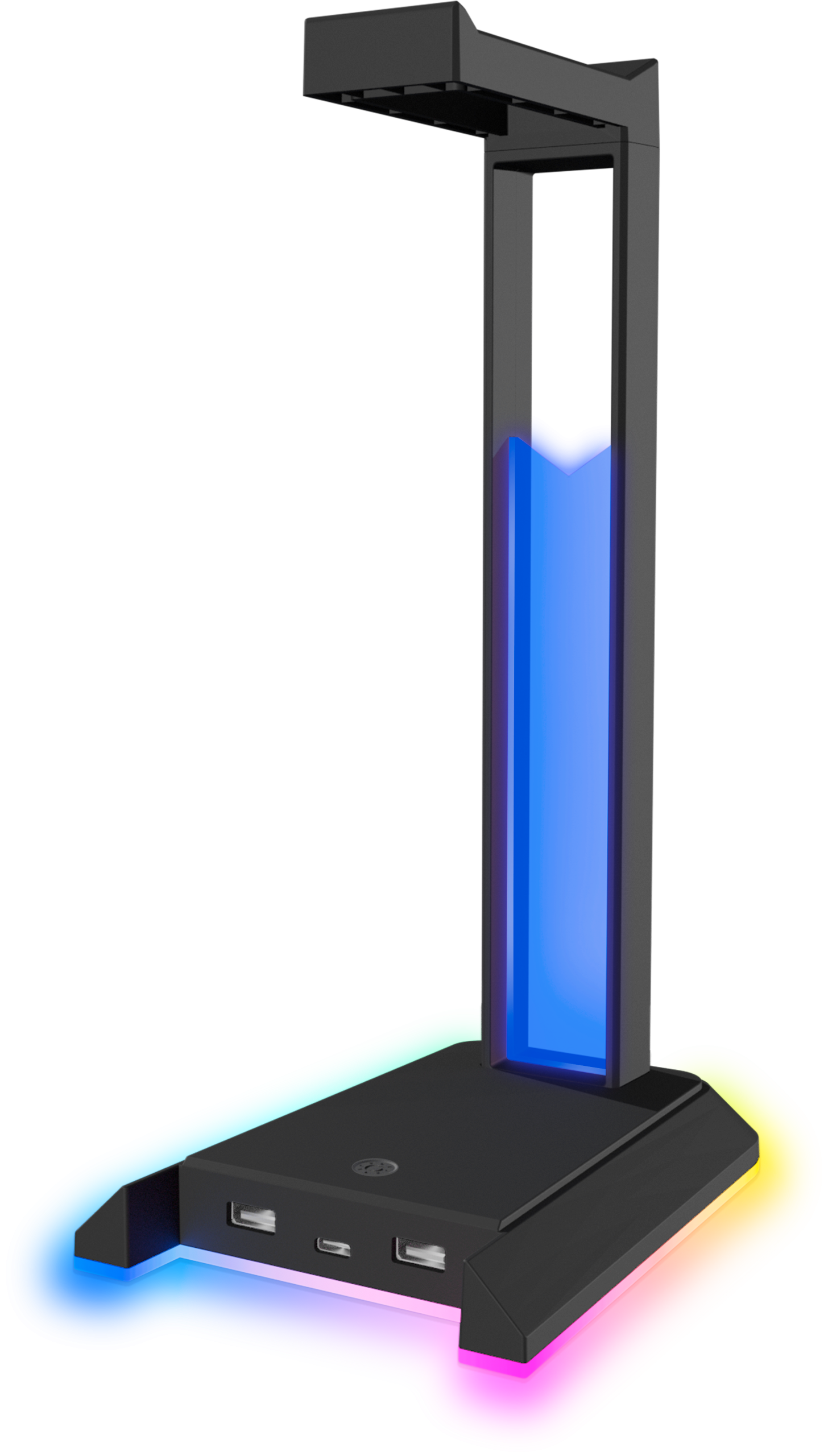 Stalak za slušalice SPEEDLINK Excello NX, RGB, USB 2.0 Hub, crni - Slika 2