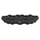 White Shark PODLOGA ZA TIPKOVNICU KP-011 CUMULUS CRNA