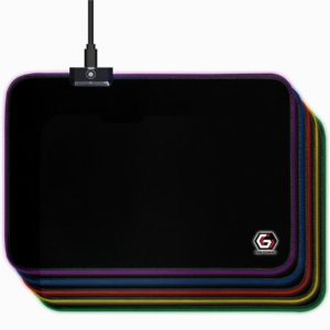 Gembird Gaming mouse pad with LED light effect, Medium-size