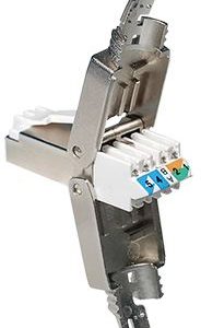 Transmedia Tool-less RJ 45 plug CAT 6A solid metal