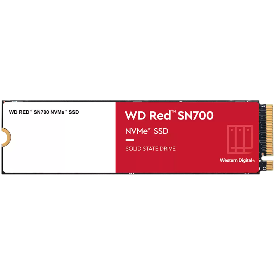 SSD NAS WD Red SN700 500GB M.2 2280-S3-M PCIe Gen3 x4 NVMe, Read/Write: 3430/2600 MBps...