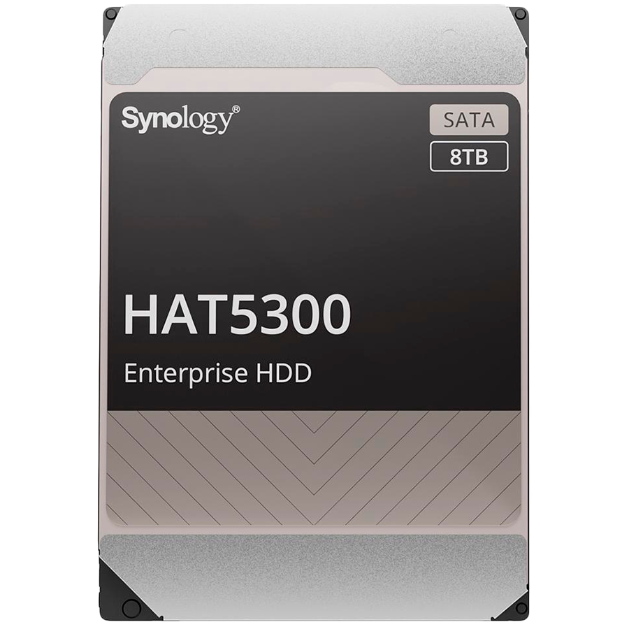 Synology HAT5310-8T 8TB 3.5" HDD SATA 6Gb/s, 512e; 7200rpm, Buffer size : 256MiB, MTTF 2M hours, warranty 5 years