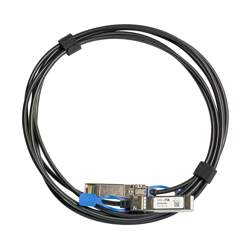Mikrotik SFP/SFP+/SFP28 1/10/25G direct attach cable, 1.0m (XS+DA0001)
