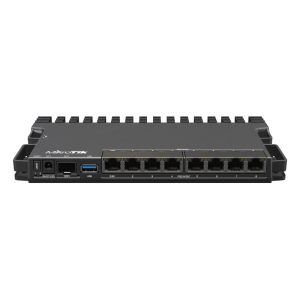 Mikrotik RouterBOARD RB5009UPr+S+IN, ARMv8 CPU, 1GB DDR4 RAM, 1GB NAND, 1×2.5Gbit LAN, 7×1Gbit LAN, 802.3af/at PoE-out/-in, 1xSFP+, RouterOS L5, metalno desktop kućište, PSU