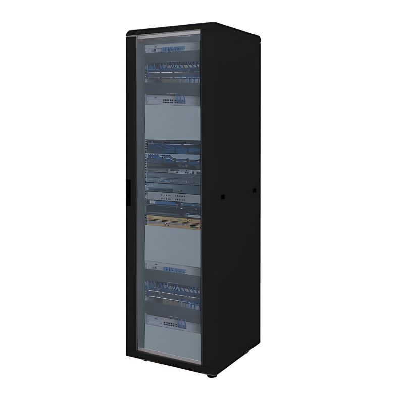 Canovate 19" 26U 600x600x1322 INORAX ECO podni ormar, crni (CSN-U-9-2666F)