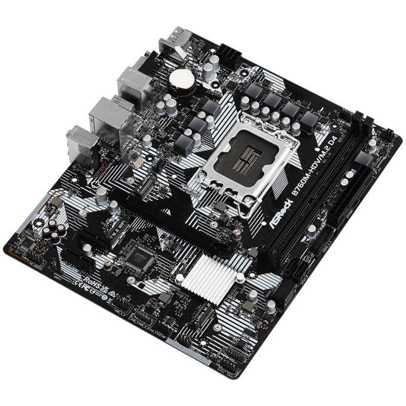 ASRock MB B760M-HDV/M.2, S.1700, DDR4/5333MHz(OC), PCIe 4.0, G-LAN, VGA/DP/HDMI, mATX - Slika 4