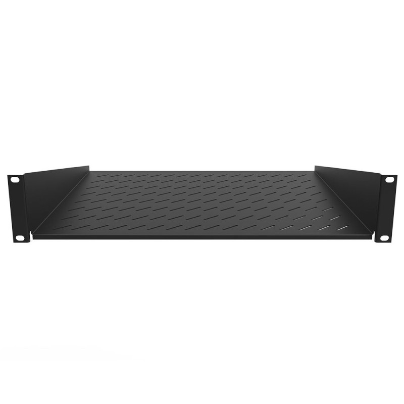 Canovate 19" 2U Cantilever konzolna polica, pričvršćenje prednjim vijcima d=250mm, nosivost 15-25 kg (CCA-9-1002) - Slika 4