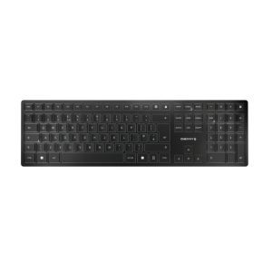 Cherry KW 9100 SLIM bežična/BT tipkovnica, AES-128 enkripcija, crna