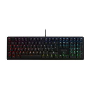 Cherry G80-3000N RGB tipkovnica (mehanička), MX silent RED switch, USB, crna