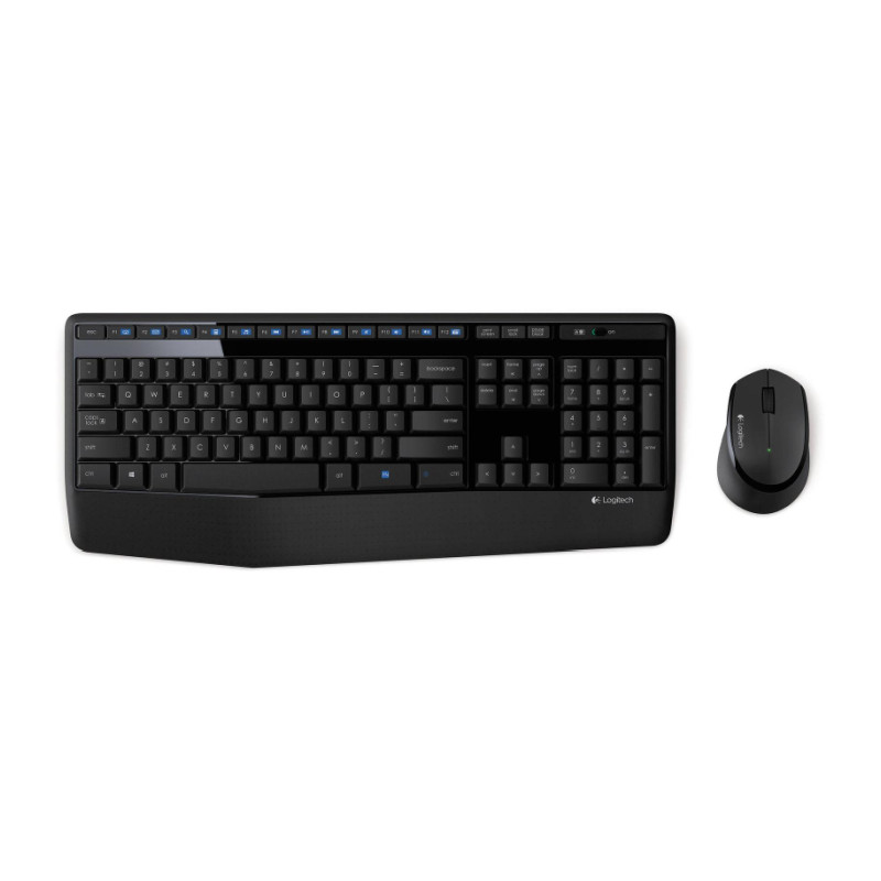 Logitech MK345 bežična tipkovnica+miš, USB, crna (920-006489)