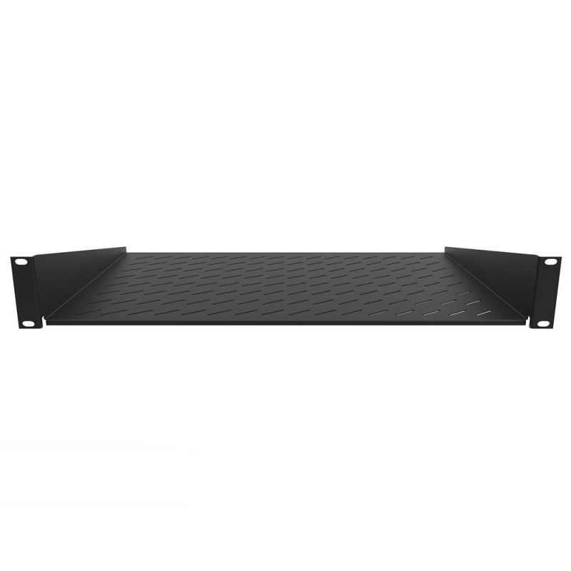 Canovate 19" 1U Cantilever konzolna polica, pričvršćenje prednjim vijcima d=400mm, nosivost 15-25 kg (CCA-9-1001-06) - Slika 4