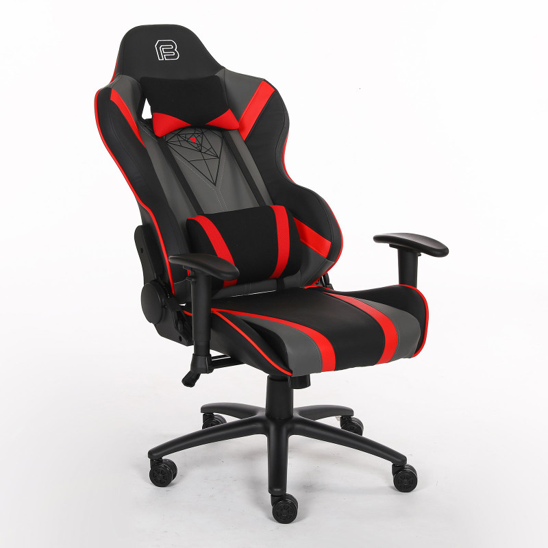 Bit Force Diablo L-2D igraća stolica crno/sivo/crvena - Slika 4