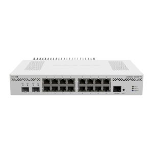 Mikrotik Cloud Core Router 2004-16G-2S+PC, Cortex A57 1.7GHz CPU, 4GB RAM, 128MB NAND,16×G-LAN, 2×SFP+, desktop kućište, PSU, rackmount, RouterOS L6