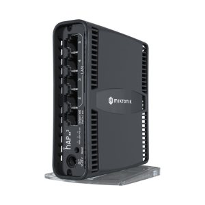 Mikrotik hAP ax2,Wi-Fi 6, C52iG-5HaxD2HaxD-TC, Quad-Core 864MHz CPU, 1GB RAM, 5×Gbit LAN (1×Gbit LAN PoE OUT), 2.4GHz/5GHz 802.11ax, Dual Chain wireless, RouterOS L4, desktop/tower kućište, PSU