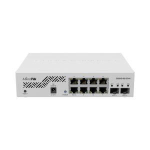 Mikrotik Cloud Smart Switch CSS610-8G-2S+IN, 8×G-LAN, 2×SFP+ cages, SwOS, desktop kućište, PSU