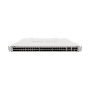 Mikrotik Cloud Router Switch CRS354-48G-4S+2Q+RM, 48×G-LAN RJ45, 4×10G SFP+, 2×40G QSFP+, RouterOS L5, 1U rackmount , Dual redundant PSU