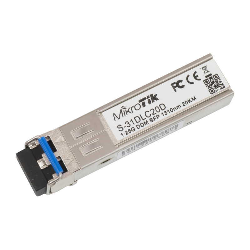 Mikrotik SFP module 1.25G SM 20km 1310nm (S-31DLC20D)